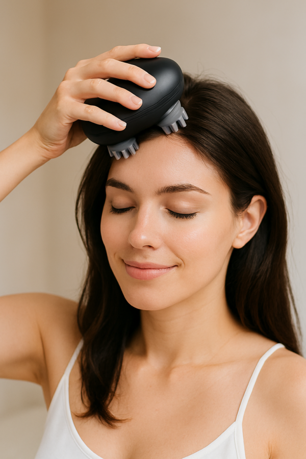 Advanced Hair Growth Serum with Scalp Massager Combo