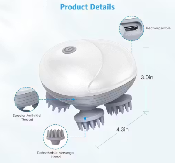 Advanced Hair Growth Serum with Scalp Massager Combo
